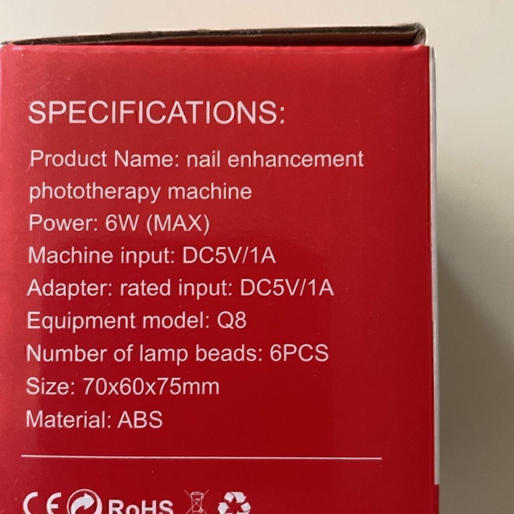 Nail lamp, fast drying - Picture 2 of 3